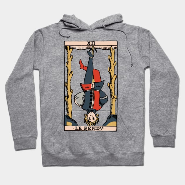 The Antique Tarot Hanged Man Hoodie by KewaleeTee